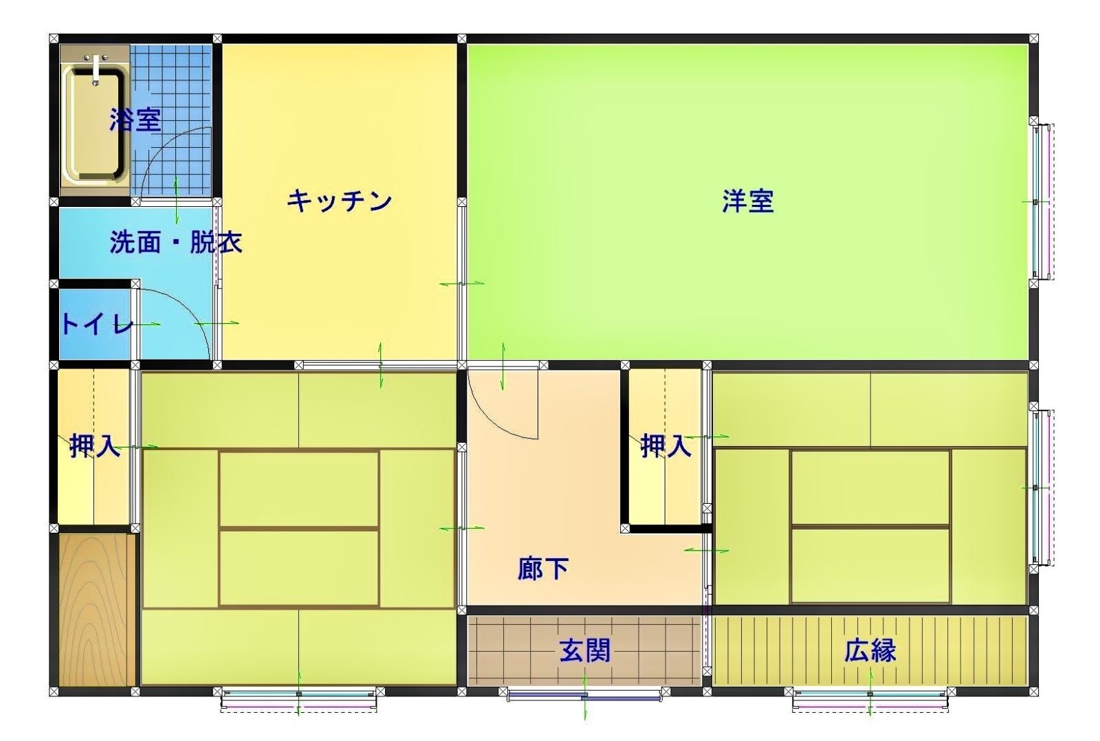 紀の川市桃山町黒川の敷地1890坪！中古住宅 写真2