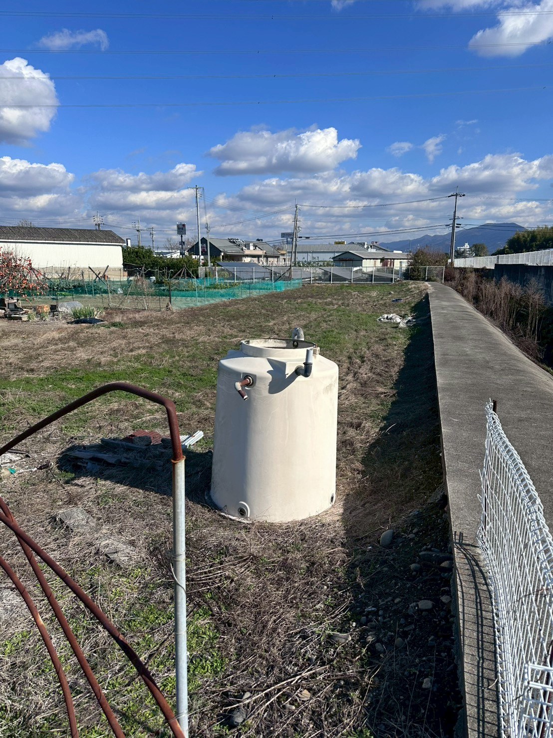 岩出市中島（バイパスから南へ120ｍ） 資材置場用地 写真4